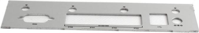 Actual product image Varia 412-192-34 - Front Panel for Embedded Box Enclosure, PC Engines APU4 Series