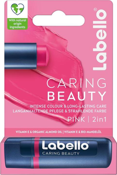 Actual product image Labello Caring Beauty Pink Stick 4.8 g (Care pencil, 5.50 ml)