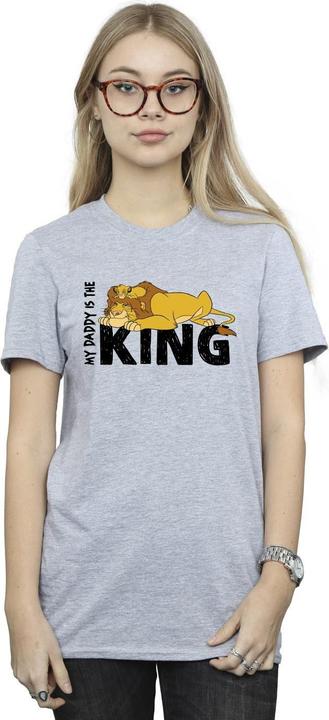 Immagine prodotto Disney The Lion King Daddy Is King Maglietta Ampia Donna (XL)