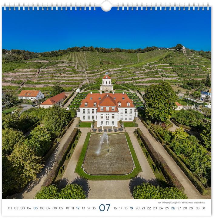 Actual product image Kalender Burgen und Schlsser Sachsen 2026 (30 x 30 cm, German)