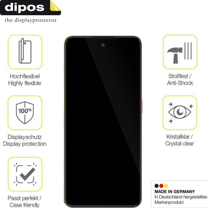 Produktbild Dipos 3D Full Cover Schutzfolie (1 Stück, ZTE Nubia N3)