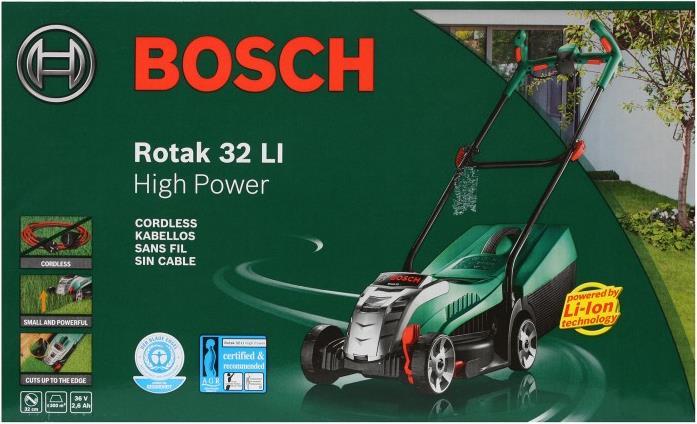 Image du produit Bosch Home & Garden Rotak 32 LI High Power (Fonctionnement sur batterie)