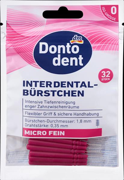Actual product image dm Dontodent Interdental brushes (32 x, 0.35 mm)