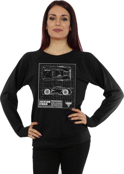 Image du produit Disney - Sweat CARS JACKSON STORM BLUEPRINT - Femme (XXL)