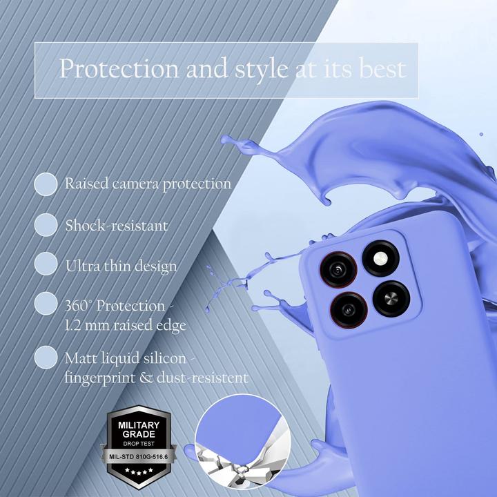 Image du produit Cadorabo Coque pour ZTE Blade A35 / A55 TPU Liquid Silicone Case (HTC A55)