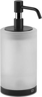Actual product image Gessi Emporio soap dispenser, standing version, satin glass container, 38839