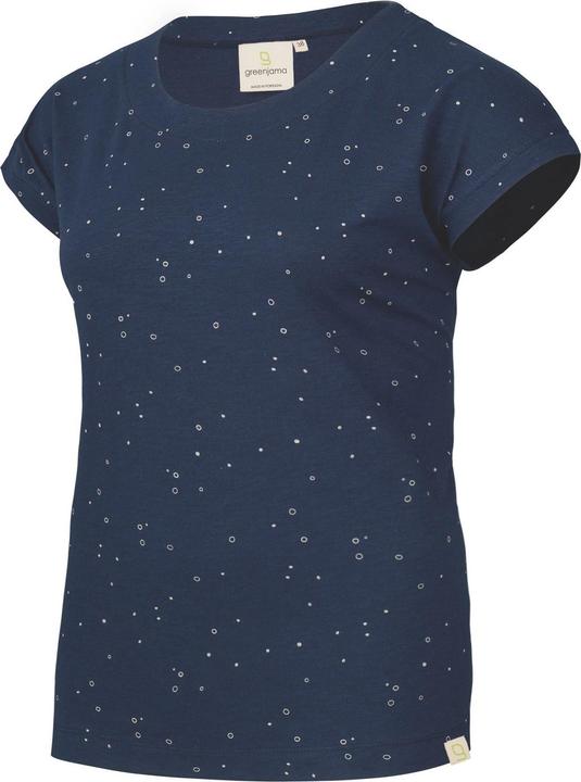 greenjama T-Shirt Slub Jersey mit Druck