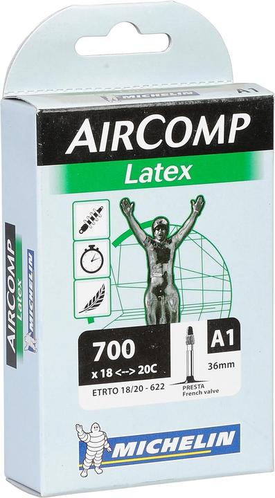 Produktbild Michelin AIRCOMP LATEX 700x18/20c Presta 36mm (Presta (SV), 28", 36 mm)