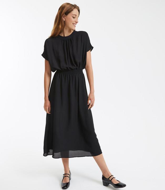 Actual product image La Redoute Collections Flared maxi dress with smocked waist (38)