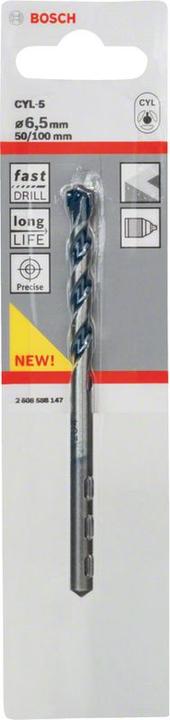 Actual product image Bosch Professional Zubehör Concrete drill CYL-5, Blue Granite, 8 x 50 x 100 mm (8 mm)