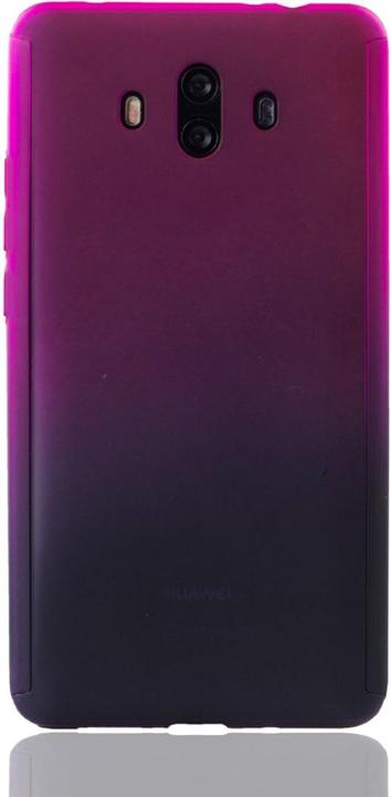 Produktbild König Design Hülle Handy Schutz für Huawei Mate 10 Full Case Cover Displayschutz 360 Violett