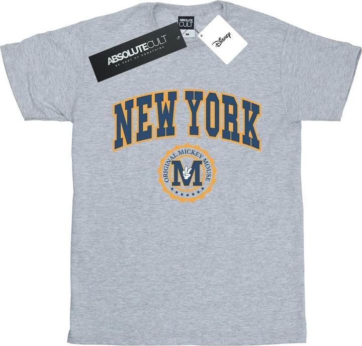 Actual product image Disney Mens Mickey Mouse New York Seal T-Shirt (L)