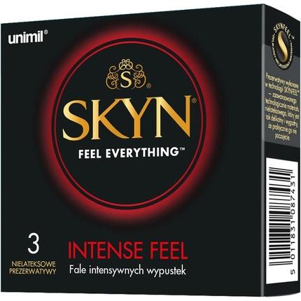 Actual product image Unimil Skyn Feel Everything Intense Feel Non-Latex Condoms 3Pcs (3 pcs.)