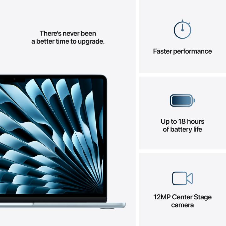 Produktbild Apple MacBook Air – 2025 (13.60", M4, 16 GB, 1000 GB, DE)