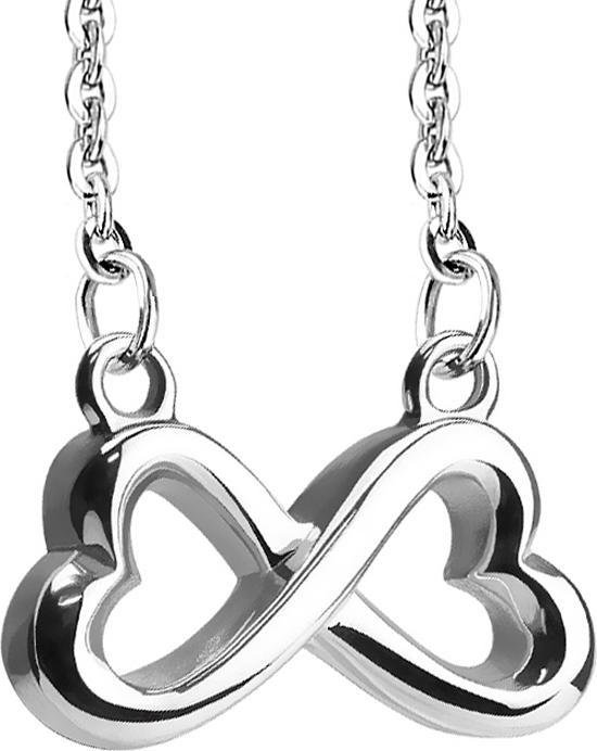Actual product image Star Piercing Chain silver pendant infinity silver (Surgical steel 316L, without brass)