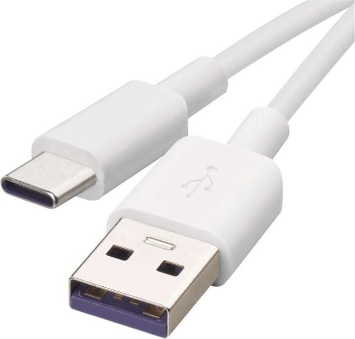 Actual product image Emos USB cable 2.0 A plug - C plug 1.5m, white (1.50 m, USB 2.0)