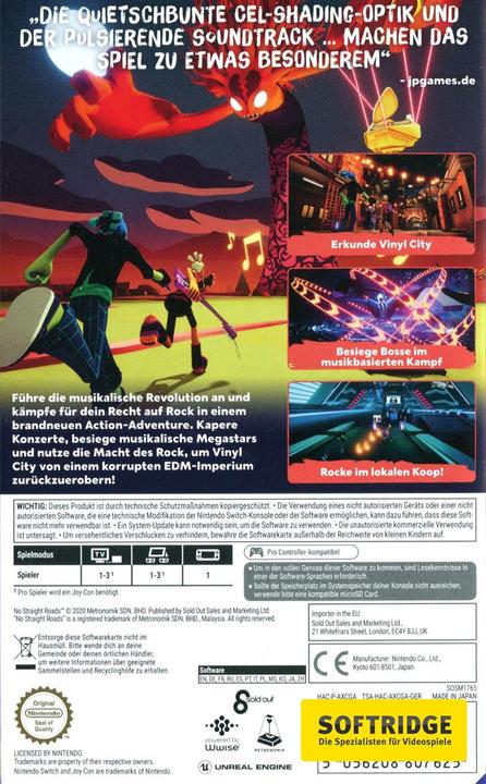 Produktbild Sold Out No Straight Roads (Switch, DE)