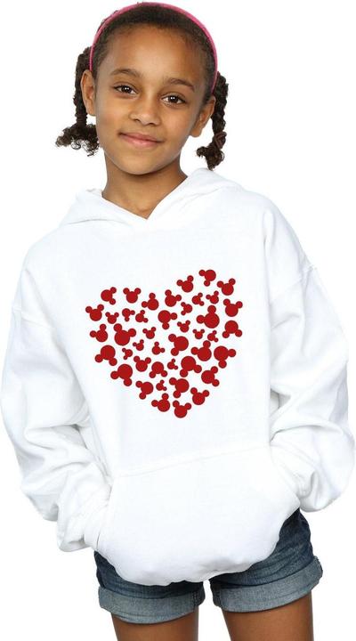 Image du produit Disney - Sweat à capuche MICKEY MOUSE HEART SILHOUETTE - Fille (128)
