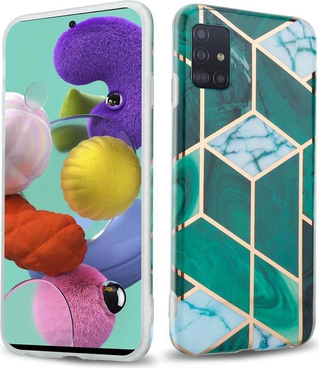 Produktbild Cadorabo IMD TPU Bunter Marmor Cover (Samsung Galaxy M40s)