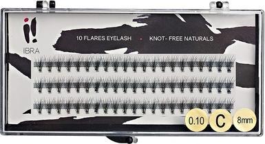 Ibra Tufts Of False Eyelashes 0.10 C-8Mm (Künstliche Wimpern)