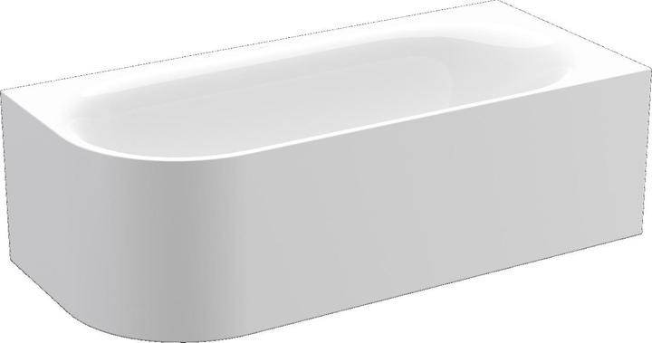 Bette Raumsparbadewanne Lux Oval V Silhouette 85 x 185 cm wei glatt 3436 (177 l, 185 cm, 85 cm)