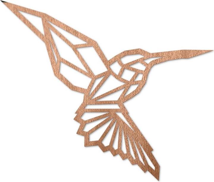 Actual product image Trenddeko Origami hummingbird (20 x 17 cm)