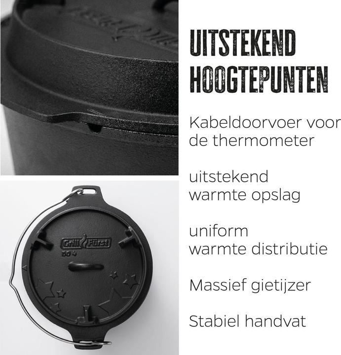 Immagine prodotto Grillfürst Forno olandese BBQ Edizione DO12