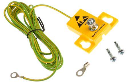 Actual product image Rs Pro Earth facility bracket w/2m earth lead (Static protection)