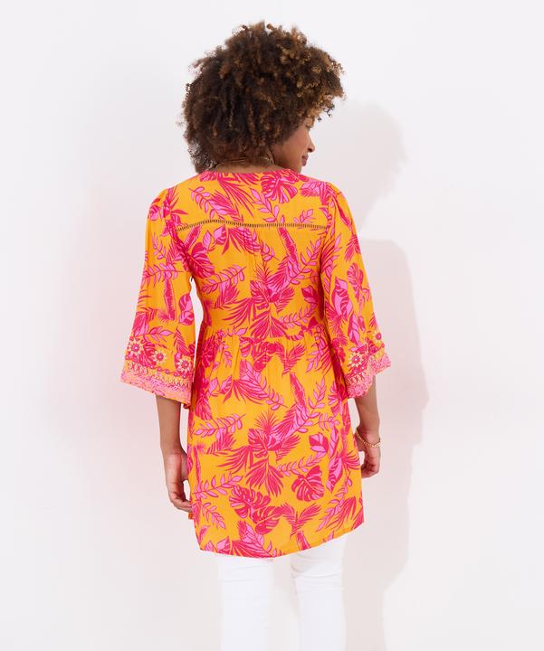 Produktbild Joe Browns Embroidered Neckline Vibrant Print Tunic Dress (40)
