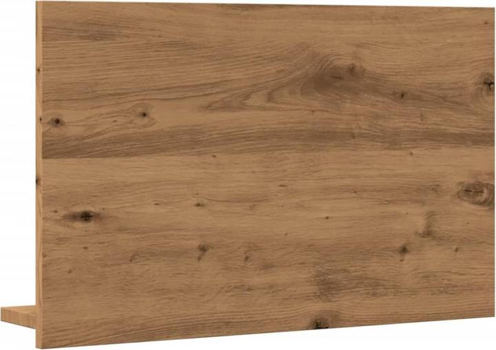 Produktbild VidaXL Badspiegel Wandspiegel Badezimmerspiegel Spiegel mit Ablage Artisan-Eiche (60 x 37 cm)