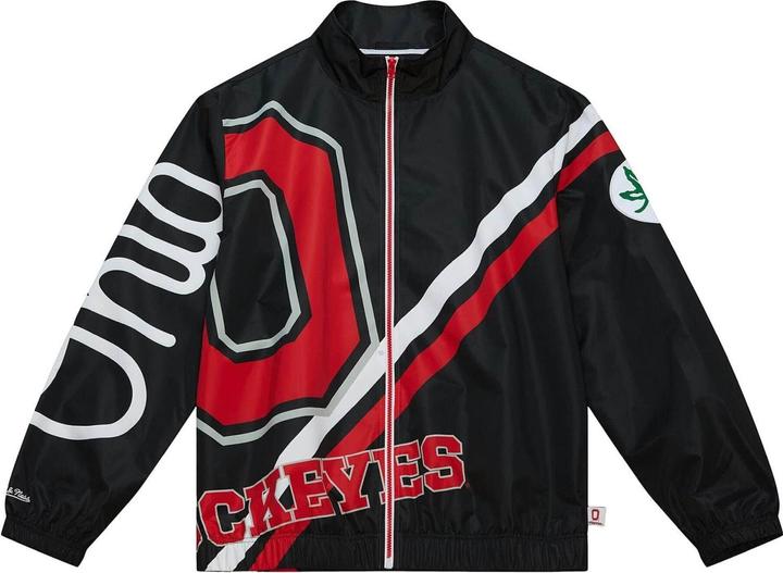 Mitchell & Ness M&N Exploded Logo Warm Up Jacke NCAA Ohio State - M (M)