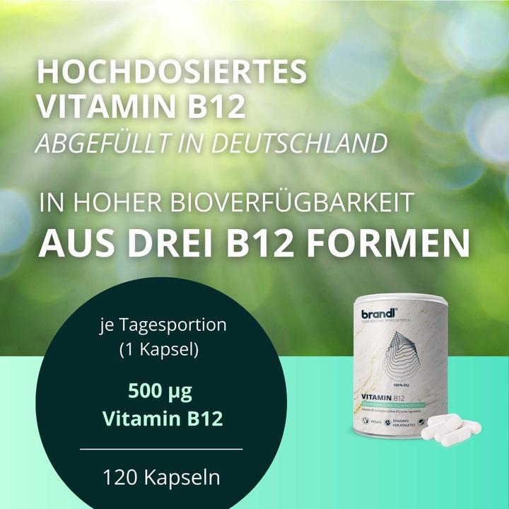 Produktbild Brandl-Nutrition Vitamin B12 Vegan (1 Stück, Kapseln, 45 g)