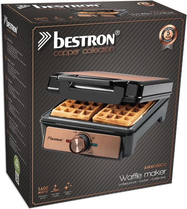 Immagine prodotto Bestron Macchina per waffel, rame