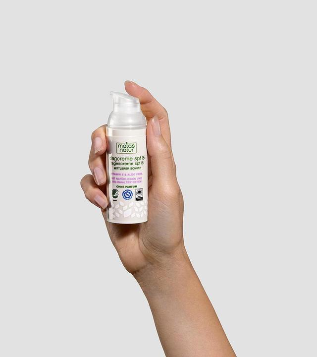 Image du produit Matas Crème de jour naturelle SPF15 à l'aloe vera bio et à la vitamine E (50 ml, Crème de jour, SPF 15)