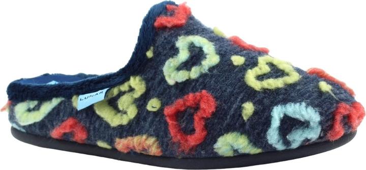 Actual product image Lunar Womens/Ladies Valentine Mule Slippers (38)