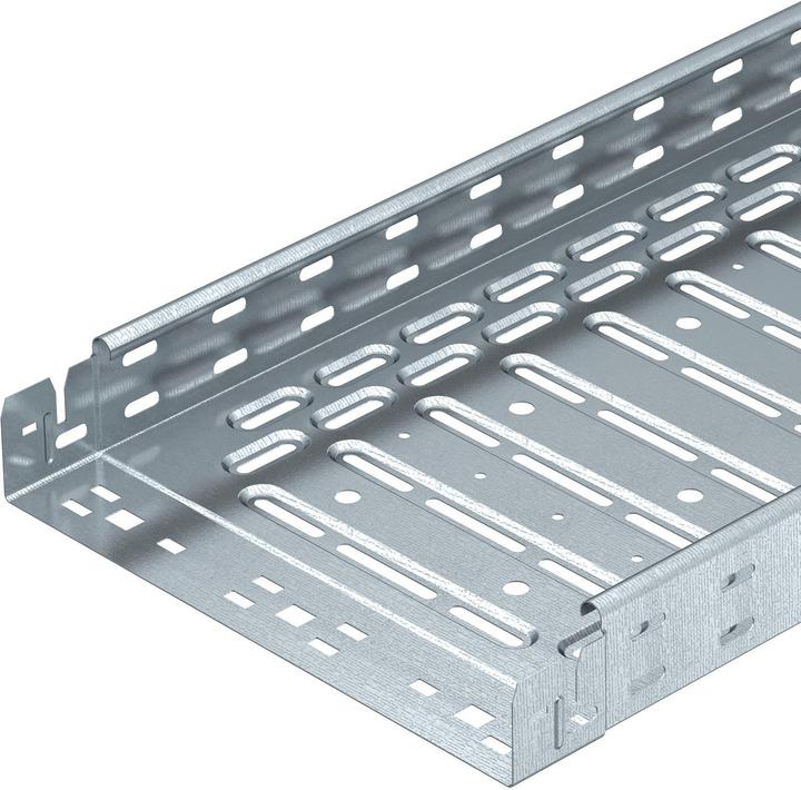 Actual product image OBO Bettermann OBO RKSM 650 FS 60x500mm cable tray with quick connector (305 cm)