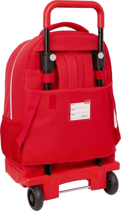 Immagine prodotto Sevilla Fútbol Club Zaino scuola con ruote Red 33 x 45 x 22 cm