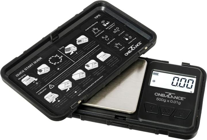 Actual product image OnBalance On Balance Robust Pocketscale 500 x 0.01g Black