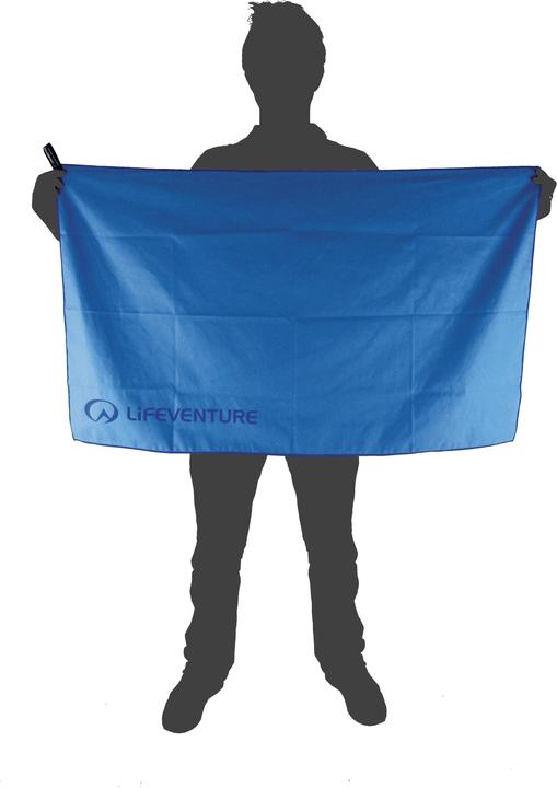 Actual product image Lifeventure MicroFibre Trek Towel, Blue, Large