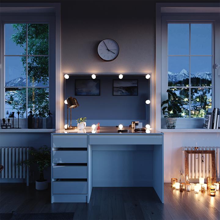 Immagine prodotto Vicco Sherry con illuminazione (120 x 75 x 55 cm)