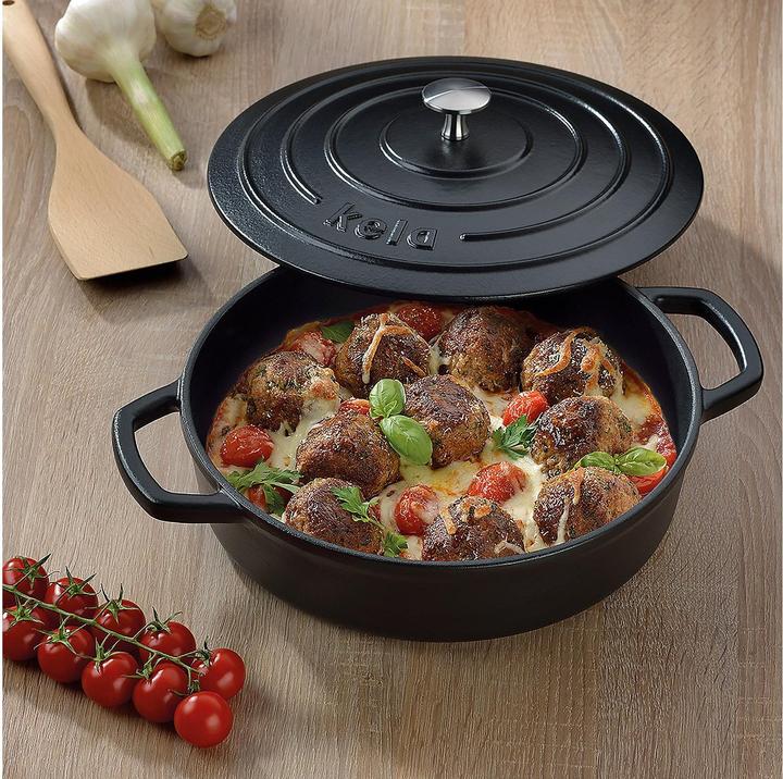 Actual product image Kela Roasting tray round Calido (28 cm, Casserole + Stewpot, Cast iron)