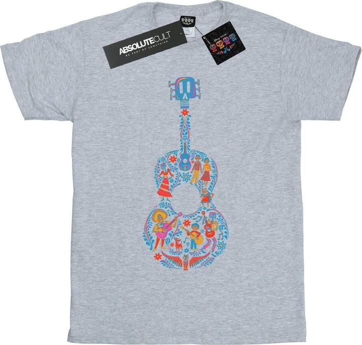 Immagine prodotto Disney Coco Guitar Pattern Maglietta Ampia Donna (S)