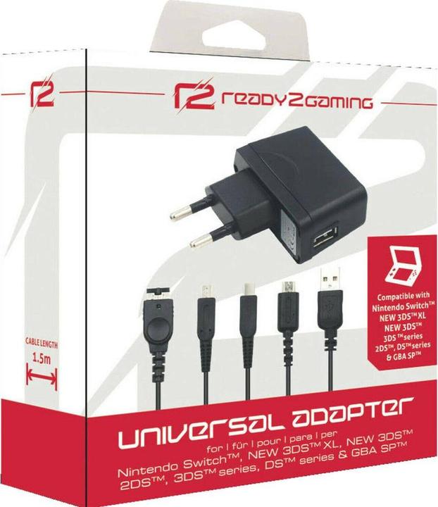 ready2gaming Universal Adapter für die GBA & DS-Reihe + für Nintendo Switch (2DS, 3DS, 3DS XL, NDS, Switch)