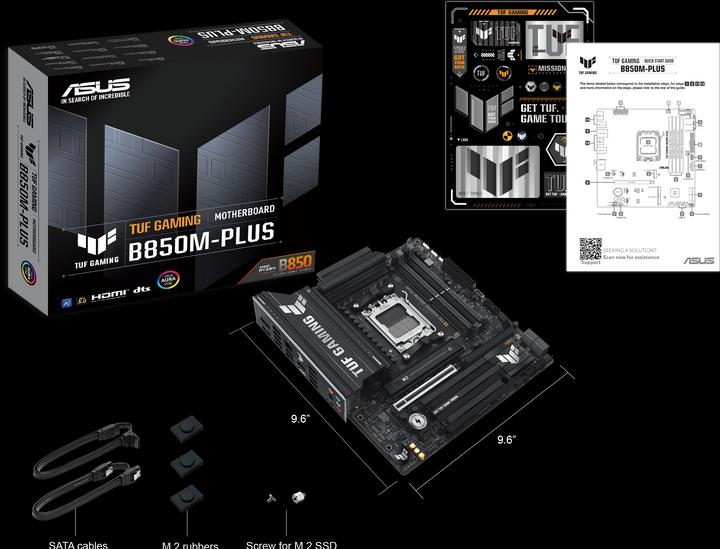 Productafbeelding ASUS TUF GAMING B850M-PLUS (AM5, AMD B850, mATX)