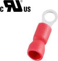 Image du produit RND Electronics Cosse à oeillet, rouge, 8.4mm, 5/16, 1.5mm², paquet de 100 pièces
