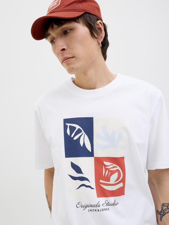 Actual product image Jack & Jones Gedruckt Rundhalsausschnitt T-shirt T-shirt (M)