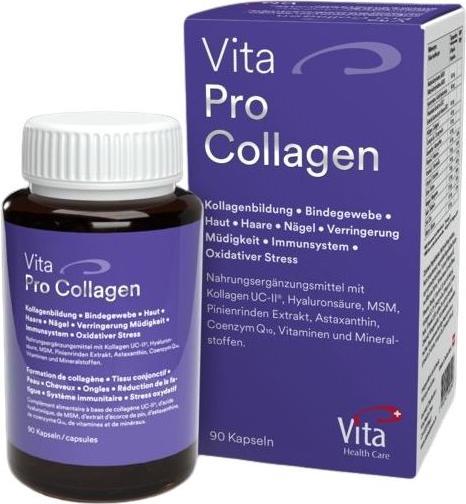 Actual product image Vita PRO Collagen MSM Pine bark OPC Astaxanthin and more (90 Piece, Capsules, 313 g)