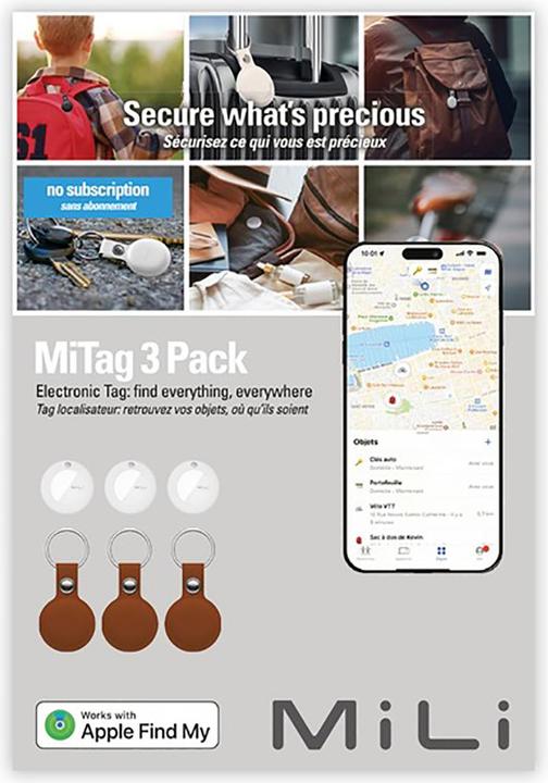 Immagine prodotto Mili MiTag (confezione da 3) (iOS)
