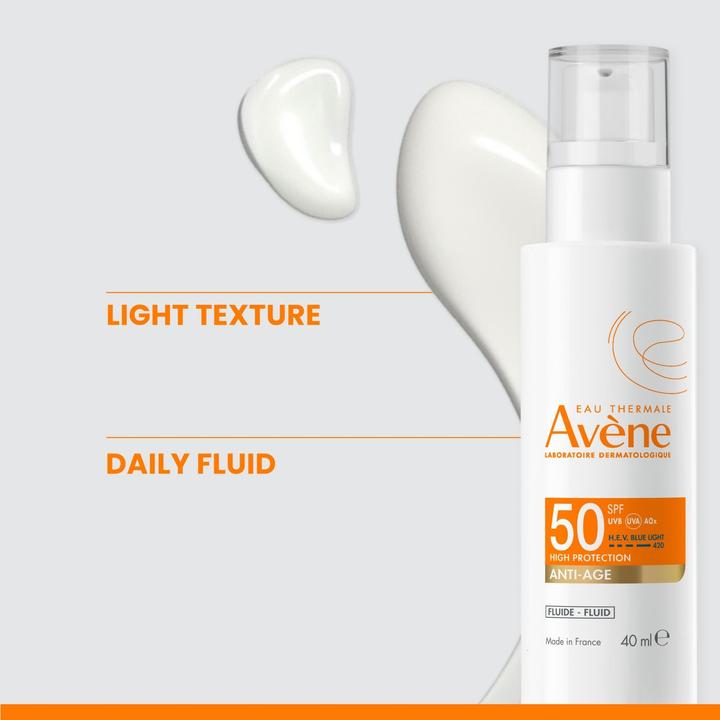 Produktbild Avène Sun Expert Anti-Aging Fluid SPF50 40ml (Sonnencreme Gesicht, SPF 50, 40 ml)