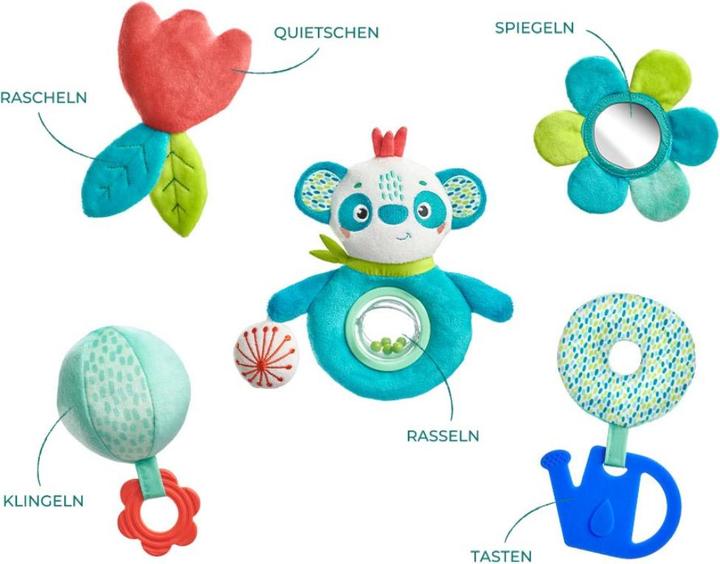 Actual product image Selecta Spielzeug Activity Blanket Tulip 83 cm